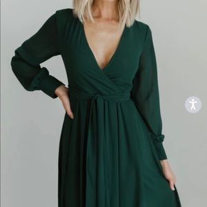 Baltic Born Lydia Maxi dress XXL Hunter green